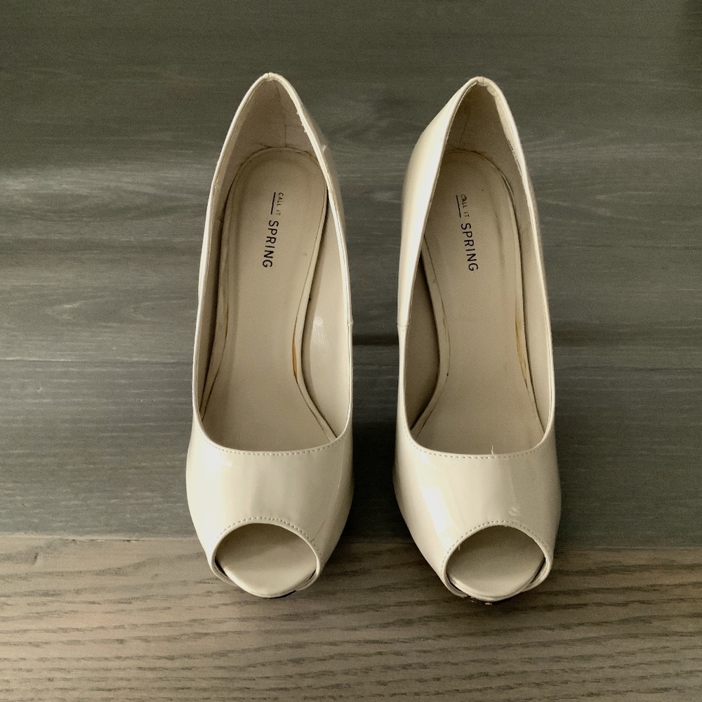 Call It Spring, Peak Toe Heel, Size US 9